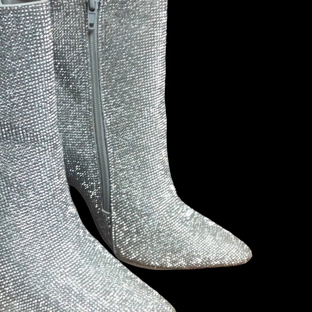 New Madden Girl Zavier boots rhinestone holiday boots - Picture 2 of 14